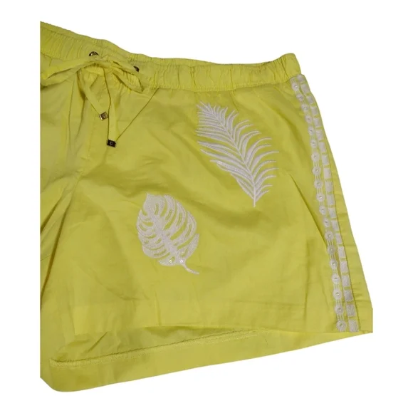 Lilly Pulitzer Katia Embroidered Short Watch Hill Yellow